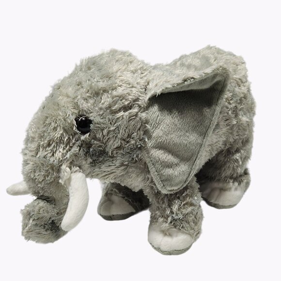 Adventure Planet Elephant 9 inch Plush Gray Tusks Stuffed Animal Toy - Picture 1 of 6